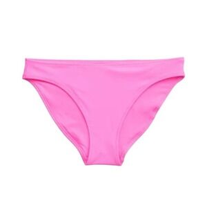 Aerie‎ Classic Full Coverage Bikini Bottom Best Buds Pink Nylon High Rise XL